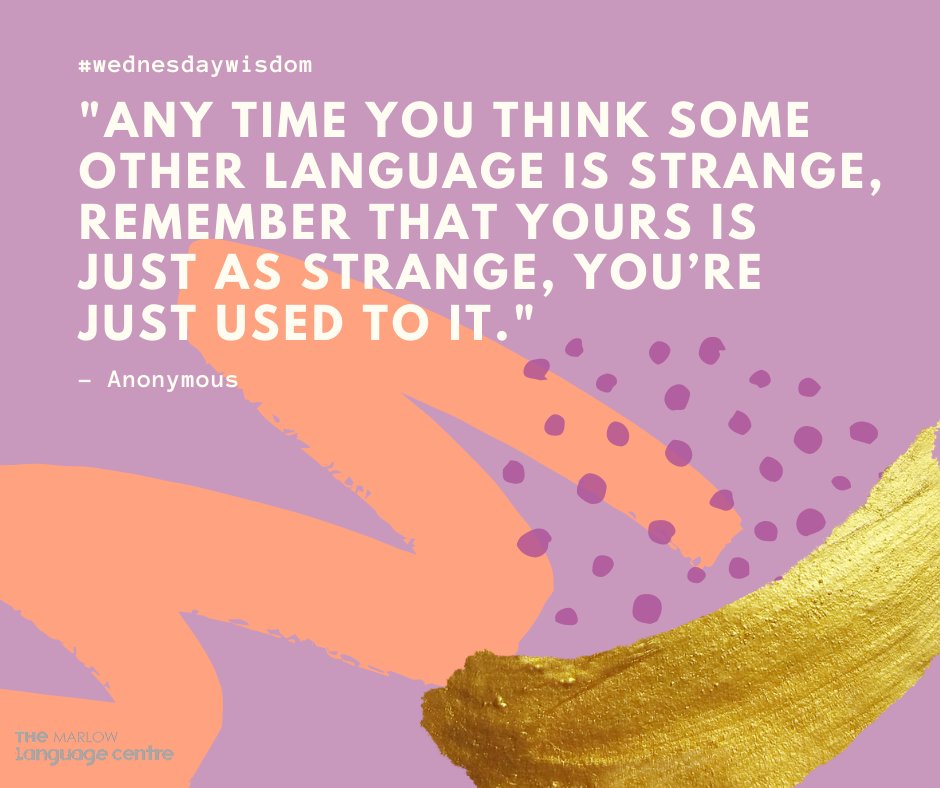 MarlowLanguage's tweet photo. #wednesdaywisdom https://t.co/UTNUqdzGOB