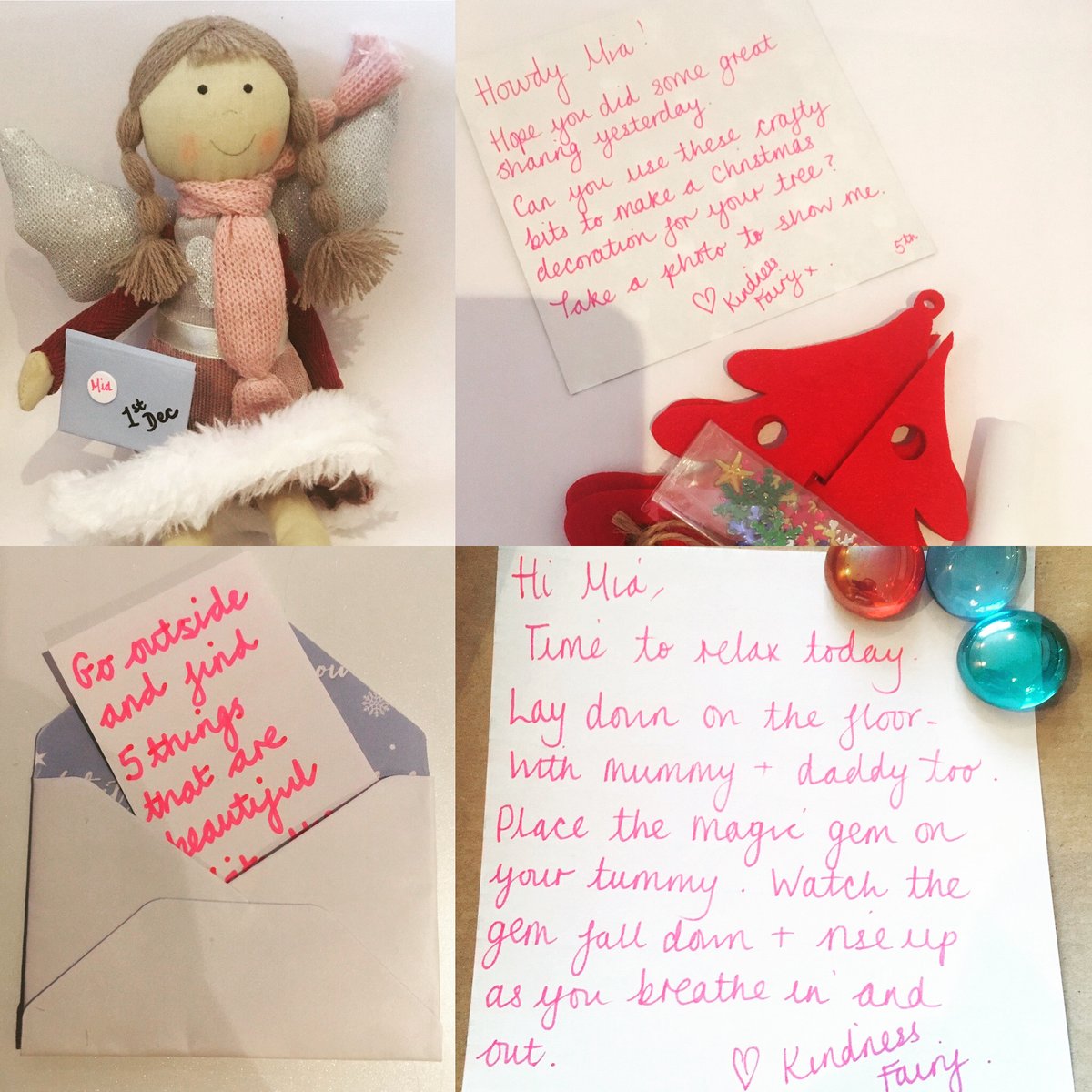 The Kindness Fairy is arriving on Sat!An advent calendar to encourage #gratitude,#kindness,#praise,#love &amp; #service. This year we’ve SOLD OUT,we’ll start to take orders again next October.Send us your details if you’d like to be kept informed.