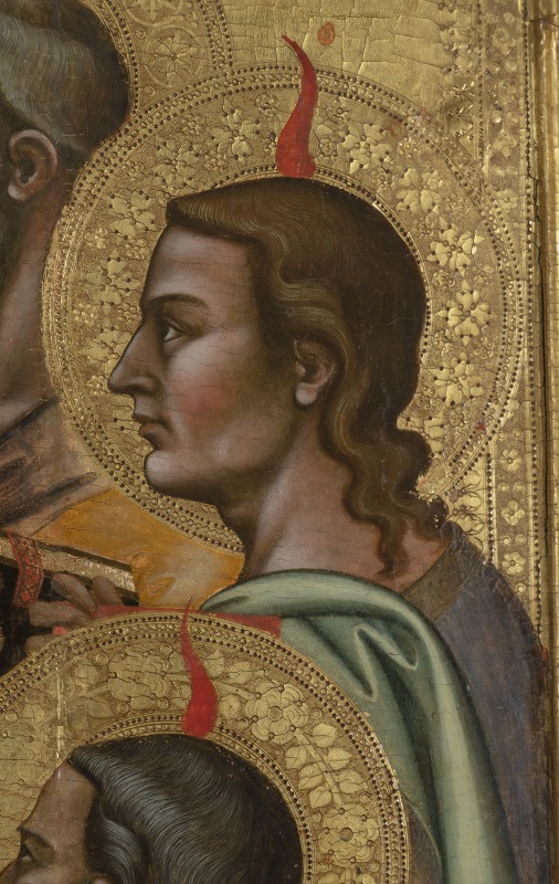 UffiziGalleries's tweet photo. Opera di Andrea #Orcagna per l'altare della chiesa dei Santi Apostoli, il Trittico della Pentecoste è uno dei quadri più celebri della collezione di fondi oro della #GalleriadellAccademia! Oggi #27novembre in #AuditoriumVasari h.17 il 'Dietro le quinte' del suo restauro! https://t.co/Iv7Wij1vvg