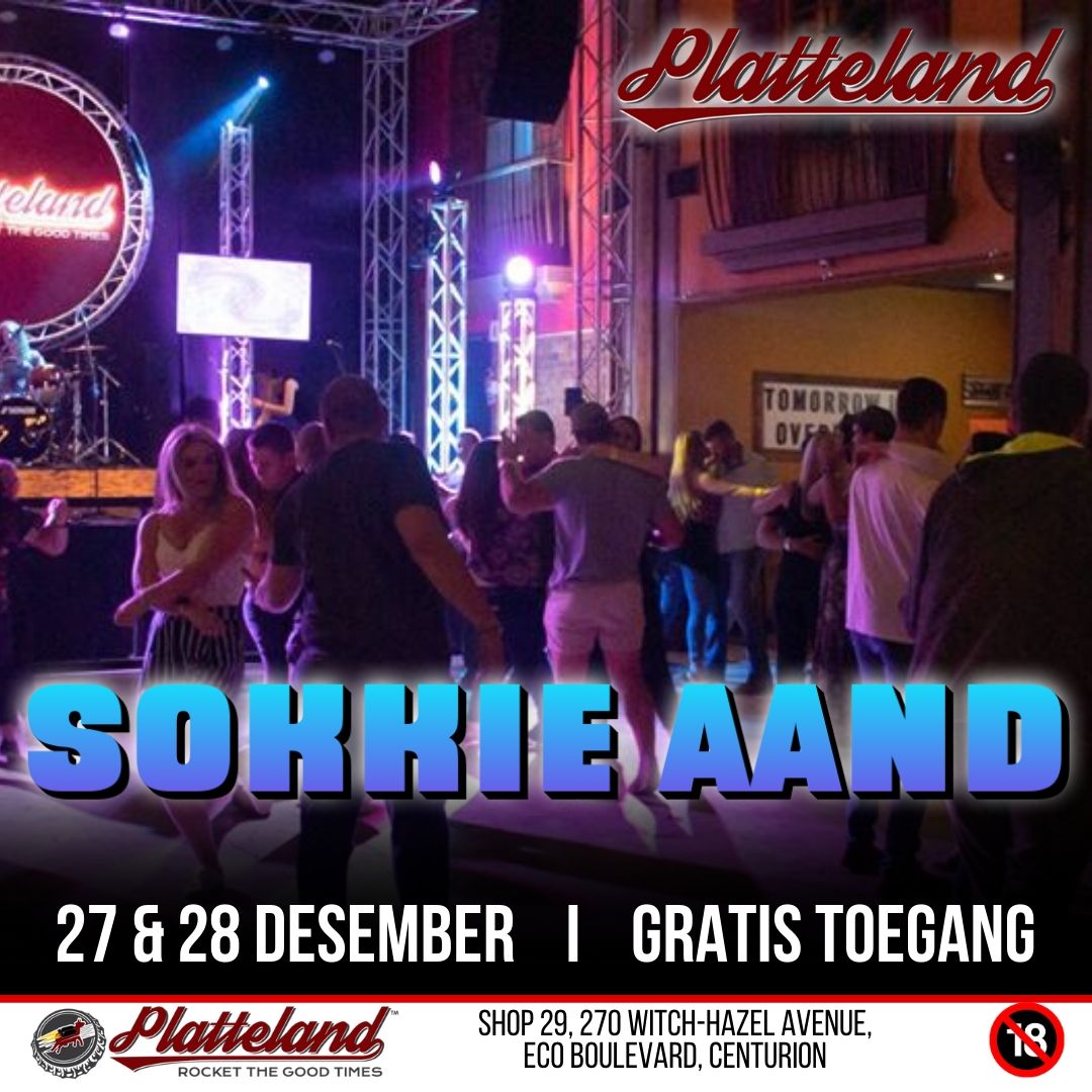 Dans 'n bietjie saam hierdie Desember!

Sokkie Aand by Platteland

#Platteland #PlattelandLive #Sokkie #SokkiebyPlatteland #Dans #Dance