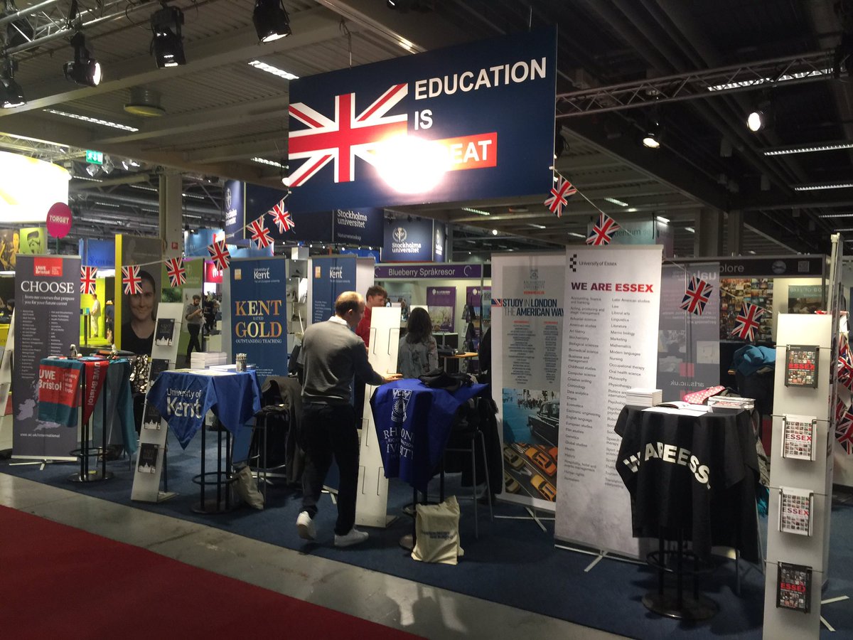 All set-up and excited for the SACO Studentmassa here in Stockholm, Sweden! Pop by for a chat to find out more about studying in the UK. The University of Suffolk will be here 9am - 5:30pm Wednesday, Thursday, Friday this week!
