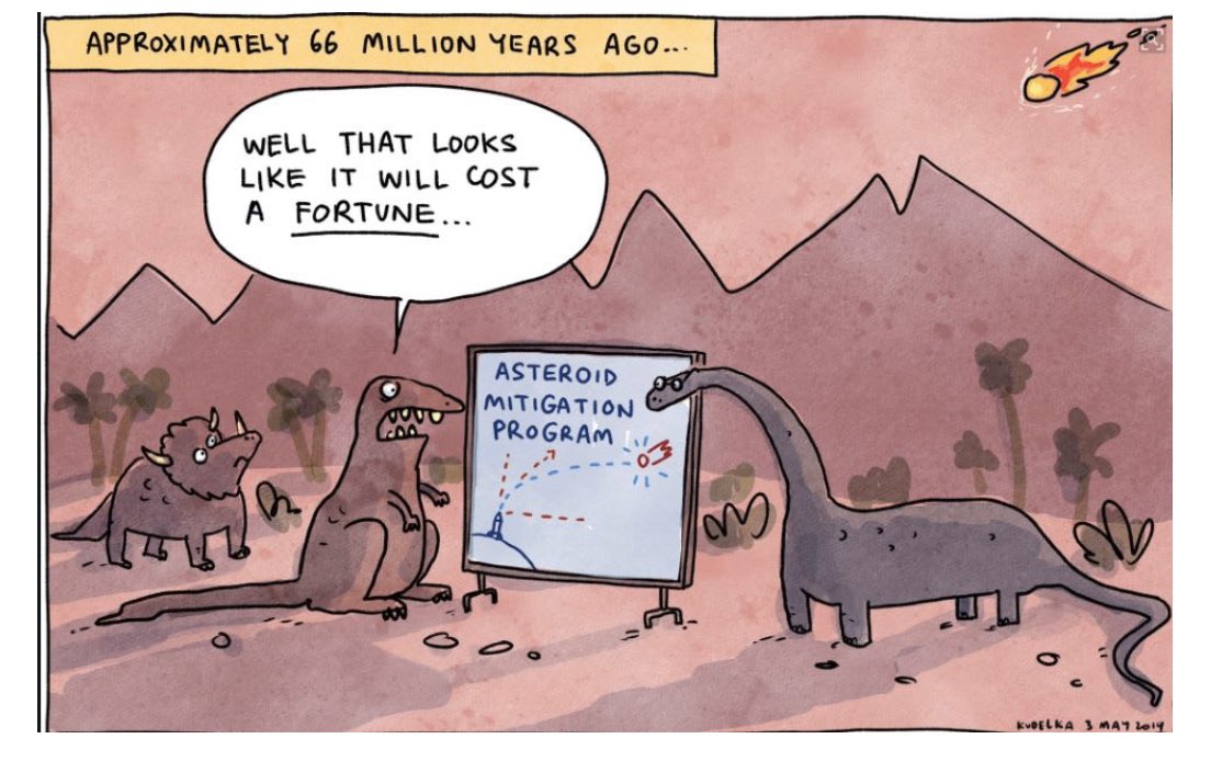Climate Cartoon of the day: Like 66 million years ago