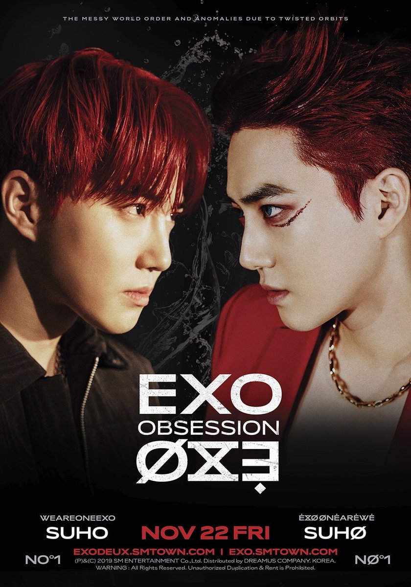 globaltimesnews's tweet photo. Congratulations! @weareoneEXO's sixth album #OBSESSION trending on Twitter in many countries including Indonesia, South Korea and Thailand. (Photos: EXO's official account of Sina Weibo) #OBSESSEDwithEXO #엑소 #TimeForOBSESSION #EXOonearewe #EXO https://t.co/UhEWhJBKFR https://t.co/OexkWV8xxt