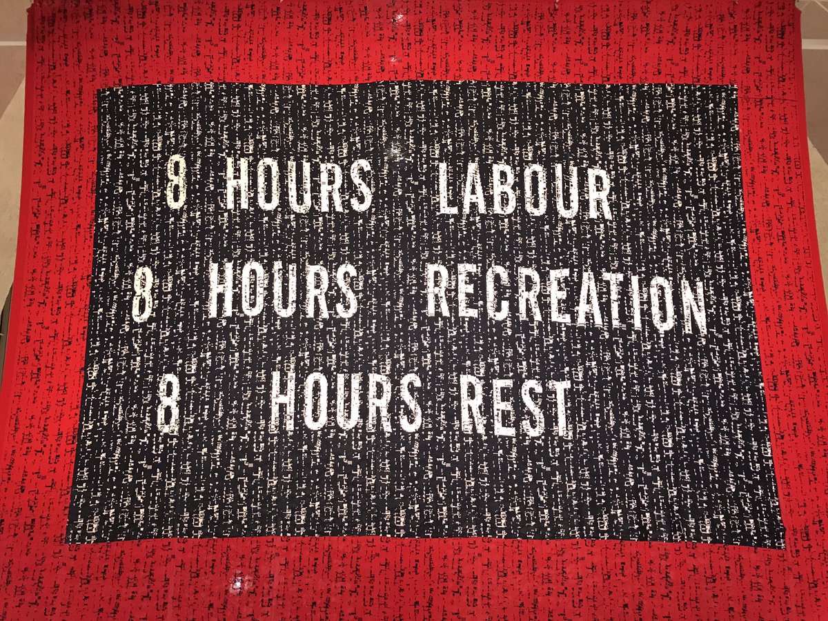 hallamphoto's tweet photo. Timely exhibition for @ucu Strike Week @UCUHallam - raising concerns regarding work, time, technology and the individual @SomersetHouse - recommended!! https://t.co/8k6sIKmviX