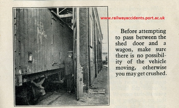  #Flintshire2 fatalities, 8 injuries.On 28/9/1912 porter guard John Parry, 24, was injured near Llanfynydd, crushed between wagon and shed wall as he tried to apply the brake.More cases in our free database:  http://www.railwayaccidents.port.ac.uk 