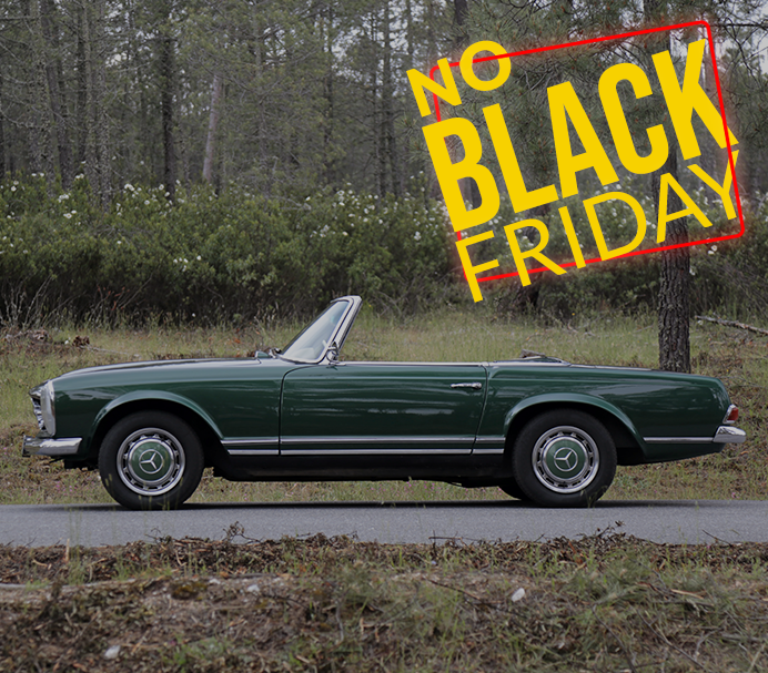 No busques en nuestra web ofertas por el #BlackFriday. Aprovéchate de nuestras #tarjetas #regalos con un 20% de descuento hasta el 30 de diciembre para vivir la experiencia única de conducir un clásico a un precio excepcional.
¿Te animas?

stsalquilercochesclasicos.com/tarjeta-regalo/