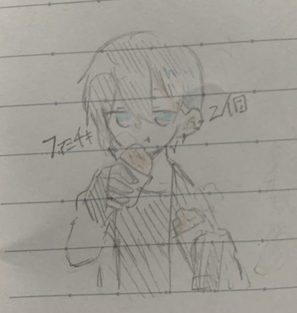 @Myzm_koemane しかも晩飯前に2個はすごく強い、おかげで授業中ノートに落書きしました( 