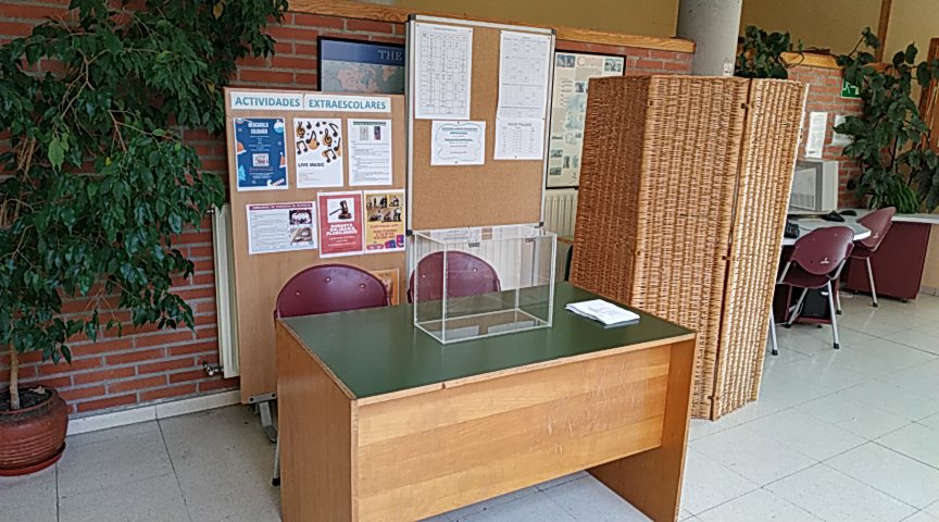 Todo preparado para comenzar las votaciones para los miembros del Consejo Escolar. ¡Os esperamos!