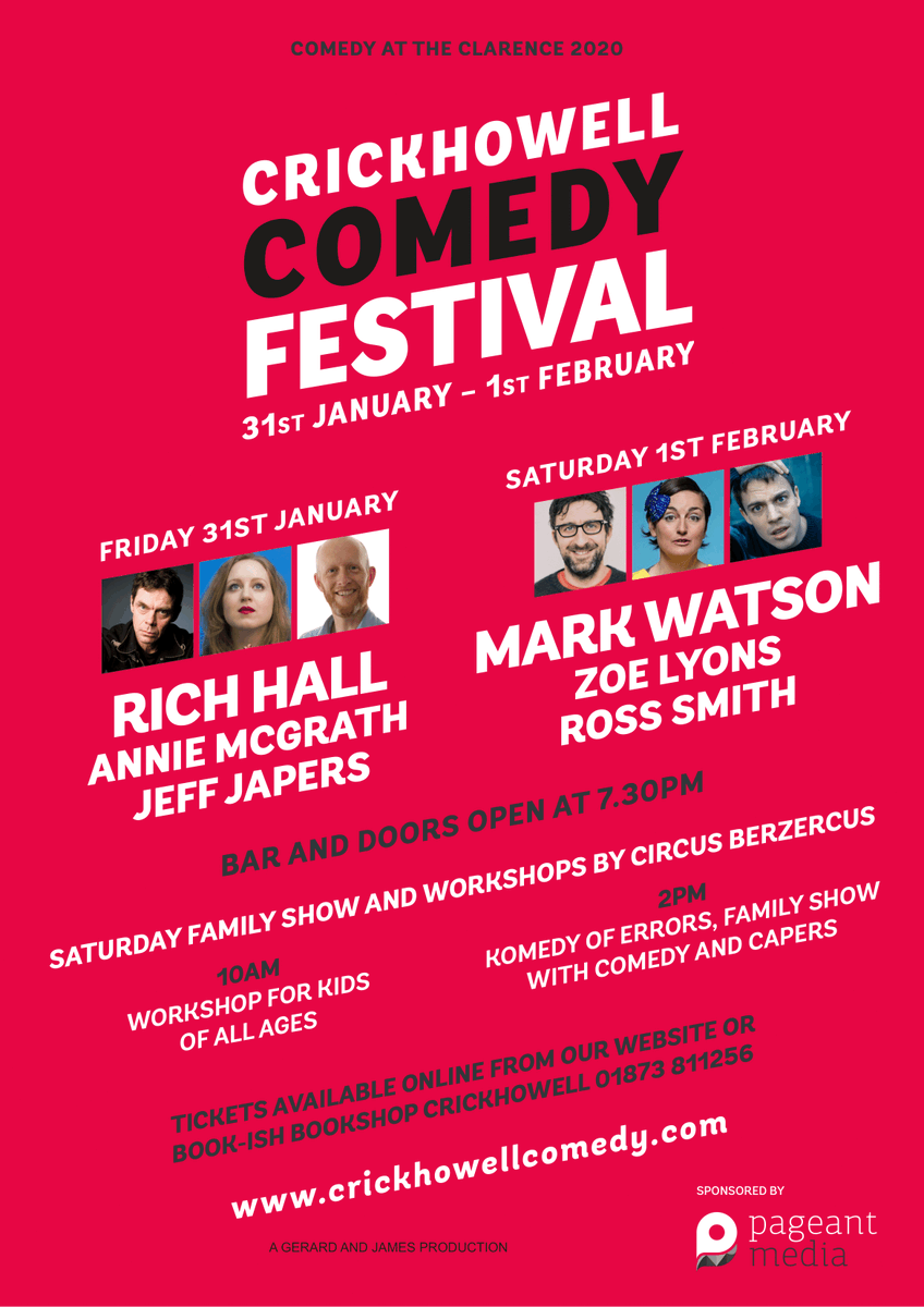 Super excited that the hilarious Mark Watson will be joining the Crickhowell Comedy Festival for our Saturday night gala event! Tickets are available from Crickhowellcomedy.com or our friends at Book-ish book store in Crickhowell High Street. <a href="/watsoncomedian/">Mark Watson, still here but very much also Bluesky</a> <a href="/Bookishcrick/">Book-ish 📚</a>