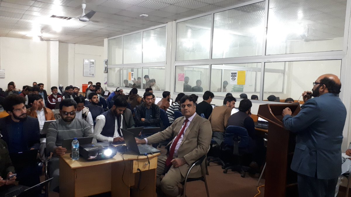 JamilAnwarAb's tweet photo. #UniversityofMalakand
Training Workshop on "IEEE Xplore Digital Library" organized by Department of Computer Science & IT,UOM in Digital Lab,UOM on November 27-28,2019.
#IEEEXploreDigitalLibrary
#CSITUOM https://t.co/jX5LQsqdfZ