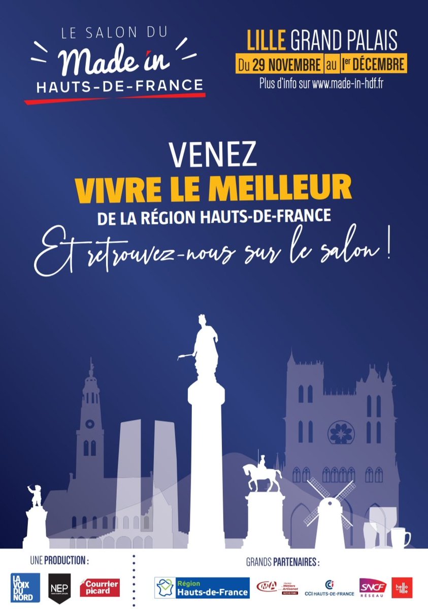 J - 2 avant le salon #madeinhautsdefrance à #Lille 
Nous serons sur le stand n°9 de <a href="/CCI_hdf/">CCI Hauts-de-France</a> avec notre produit MON GOBELET EN LIN 😁