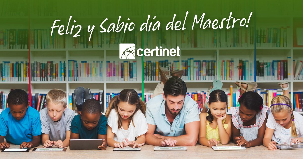 CertificaTICnet's tweet photo. A todos los profes, hoy es vuestro día.
¡FELIZ DÍA DEL DOCENTE!
#DiaDelMaestro #FelizMiércoles #Certinet https://t.co/ZXBDHTTr4b
