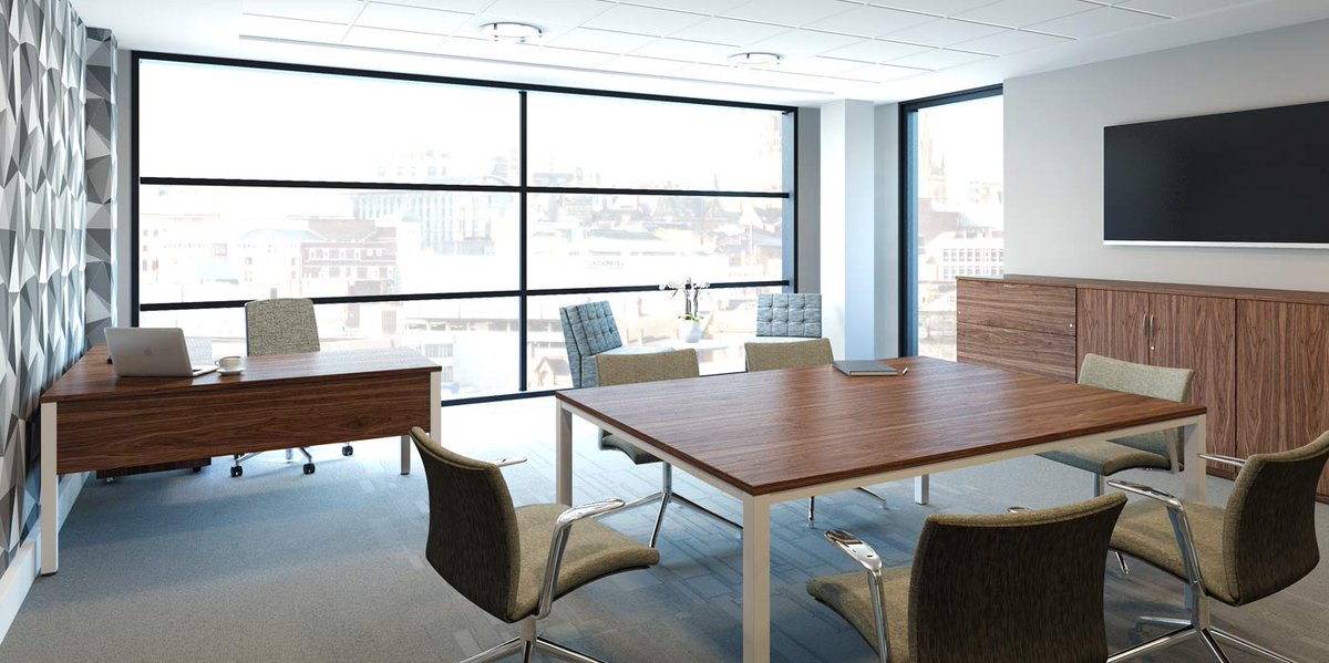 TheHuman_Office's tweet photo. Avid offers a varied desking solution for all environments, from stylish panel ends, to goal-post open frame leg design and a complimentary storage solution to match. With a choice of stunning MFC or veneer finishes across the range. #workplacedesign #workplacewellbeing https://t.co/mxCQ7j9LWj