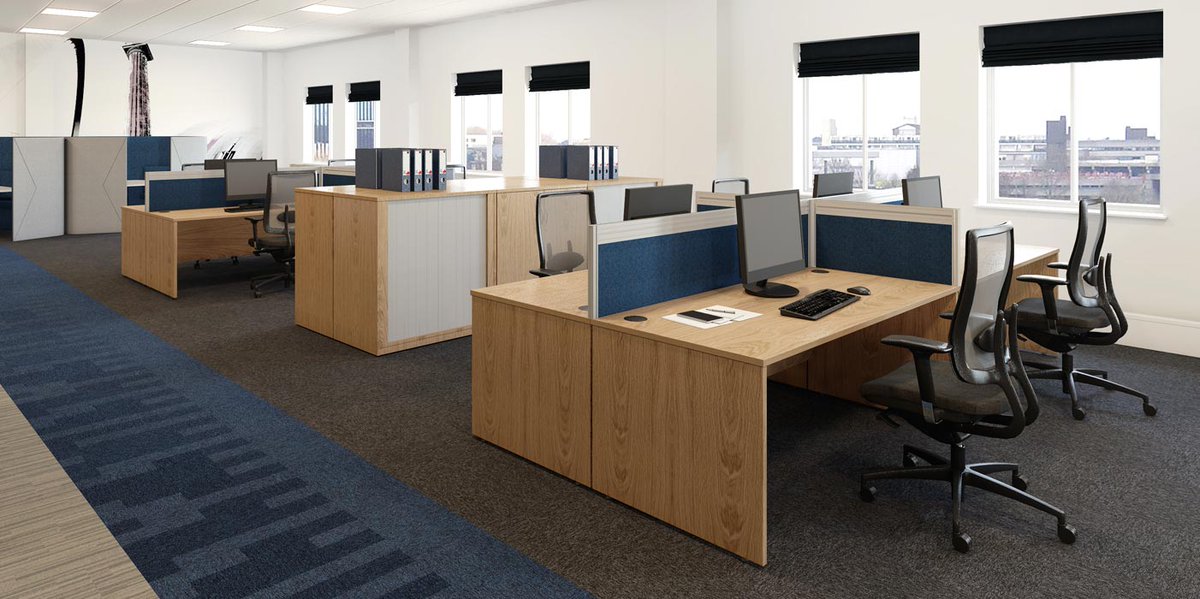 TheHuman_Office's tweet photo. Avid offers a varied desking solution for all environments, from stylish panel ends, to goal-post open frame leg design and a complimentary storage solution to match. With a choice of stunning MFC or veneer finishes across the range. #workplacedesign #workplacewellbeing https://t.co/mxCQ7j9LWj