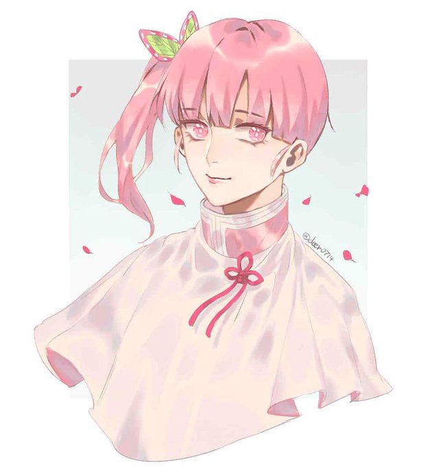 DEER小鹿亂撞さんがTwitterに投稿した栗花落カナヲ(鬼滅の刃)のイラスト。