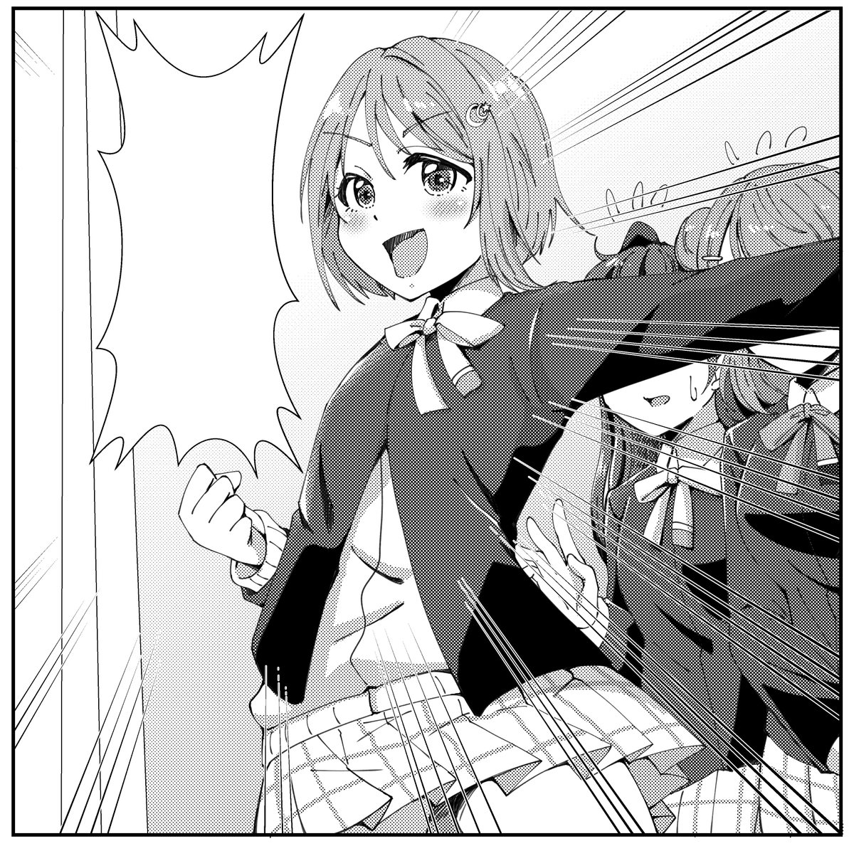 スカートがいい感じに描けたとおもいます! 