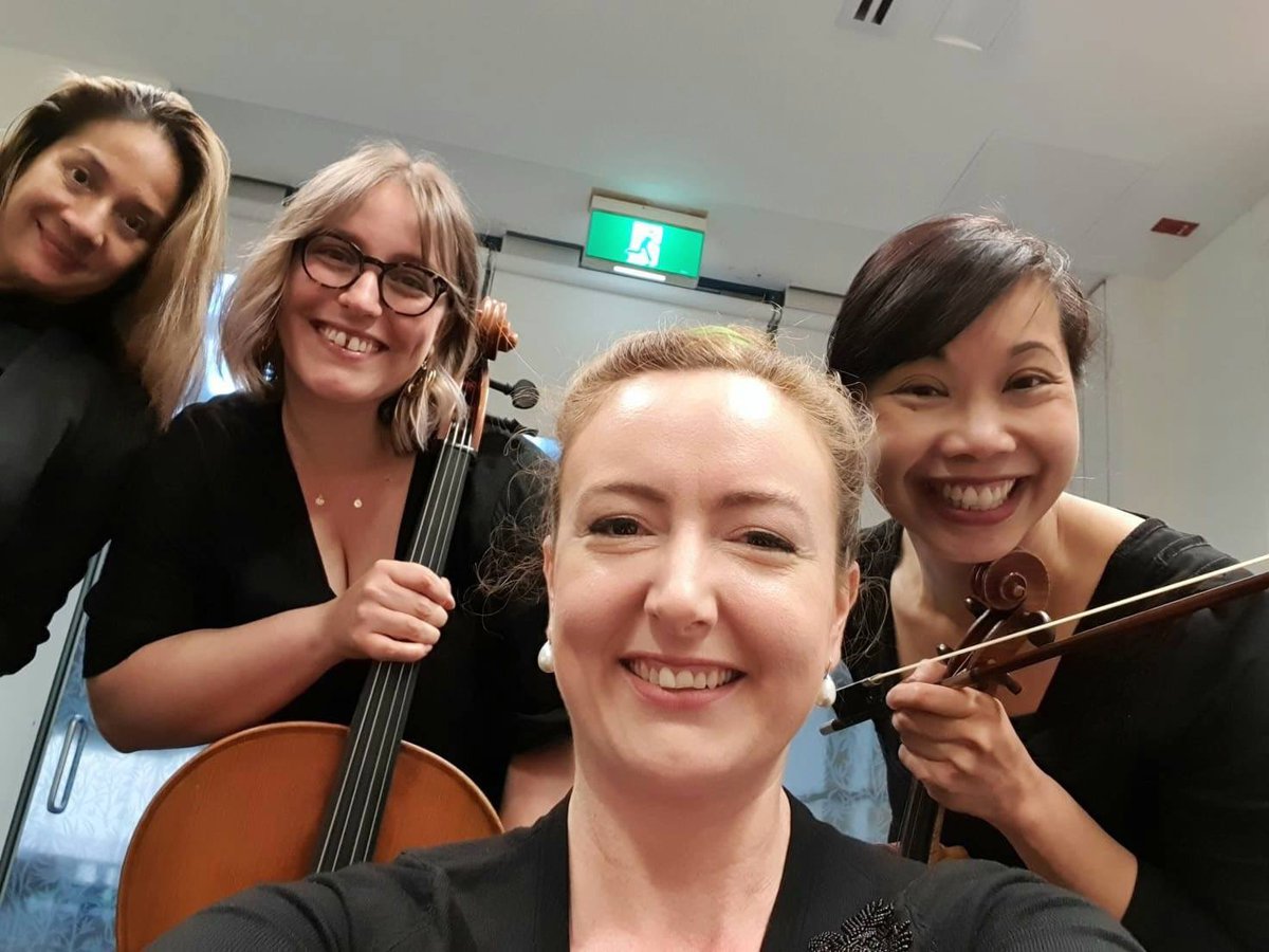AmicusStrings's tweet photo. Last night we played for clients of Crestone Wealth Management at a drinks function at the @agsa_adelaide. ๐ฅ
We played #jazz and modern covers and received many lovely compliments afterwards.
#amicusstrings ๐ป #artgallery ๐ถ #clientfunction #corporatefunction https://t.co/4gIdLdDylE