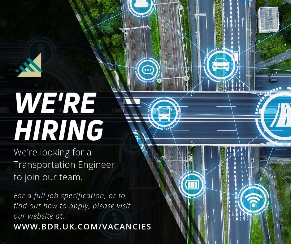 We're looking to expand our #CivilEngineering team! Do you have experience preparing Transport Assessments or Travel Plans? Take a look at the full job specification on our website at: bdr.uk.com/vacancies

#Hiring #EngineeringJob #Engineering #Recruiting