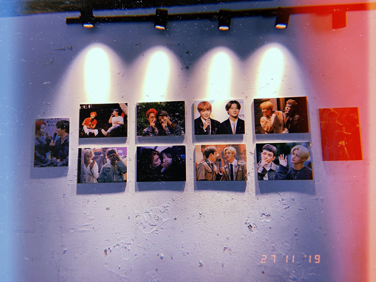 kmygsx's tweet photo. my first ateez cafe event 💓 #ROYALFLUSHCAFE https://t.co/4UqxSKkaDo