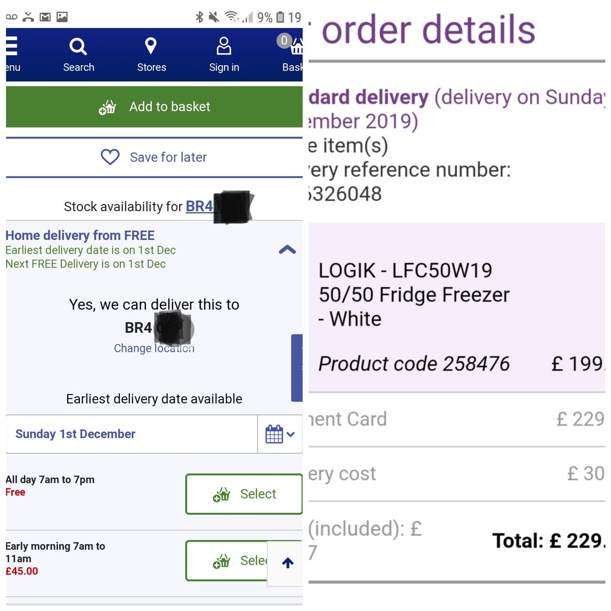 Ordered fridge/freezer from @curryspcworld yesterday evening. All the way through I'm told #free delivery. Then at checkout I get charged £30. #Darren on #liveChat was v good to be fair but we will see if he gets me my #refund. Not great work on the website though @curryspcworld!