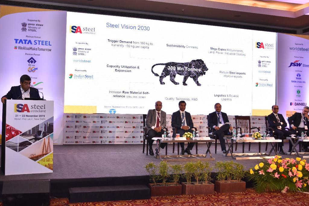 UjaAdvisory's tweet photo. "There is a lot which can be done in #India, but we have to build the #bridge ourselves," said Mr. Udyen Jain, President - Indian Chamber of Commerce, Italy & Managing Director, Udyen Jain & Associates at 2nd ISA Steel Conclave.
#isasteelconclave #steel #indiansteel #isa2019 https://t.co/XKfAF8AVW9