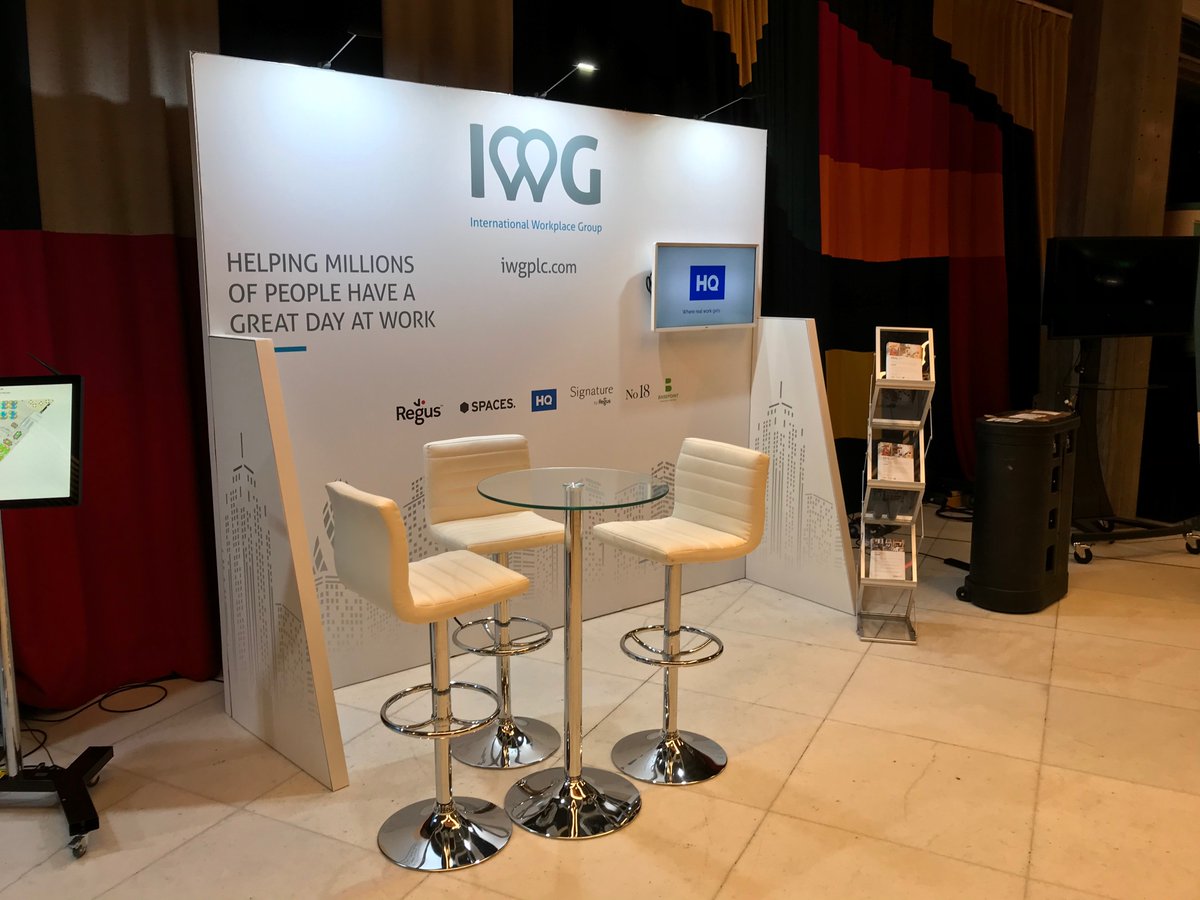Symbiosis_UK's tweet image. Another classic stand sitting beautifully at #WorkTech19  Wishing our friends at @Regus_UK @IWGroup a great show!  #eventprofstalk #eventprofsuk