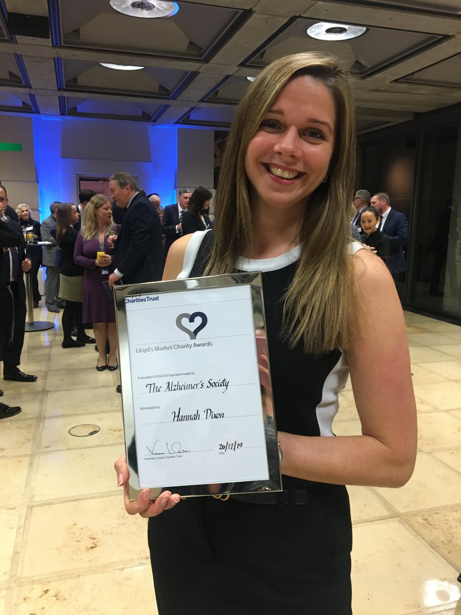 InsuranceUAD's tweet photo. We were thrilled to attend the @LloydsofLondon charity awards last night, where our #insuranceuad board member, Hannah Dixon of @Chubb, was recognised for her amazing support for our campaign. Congratulations Hannah & thank you for all you do! https://t.co/PwVyj1IT1u