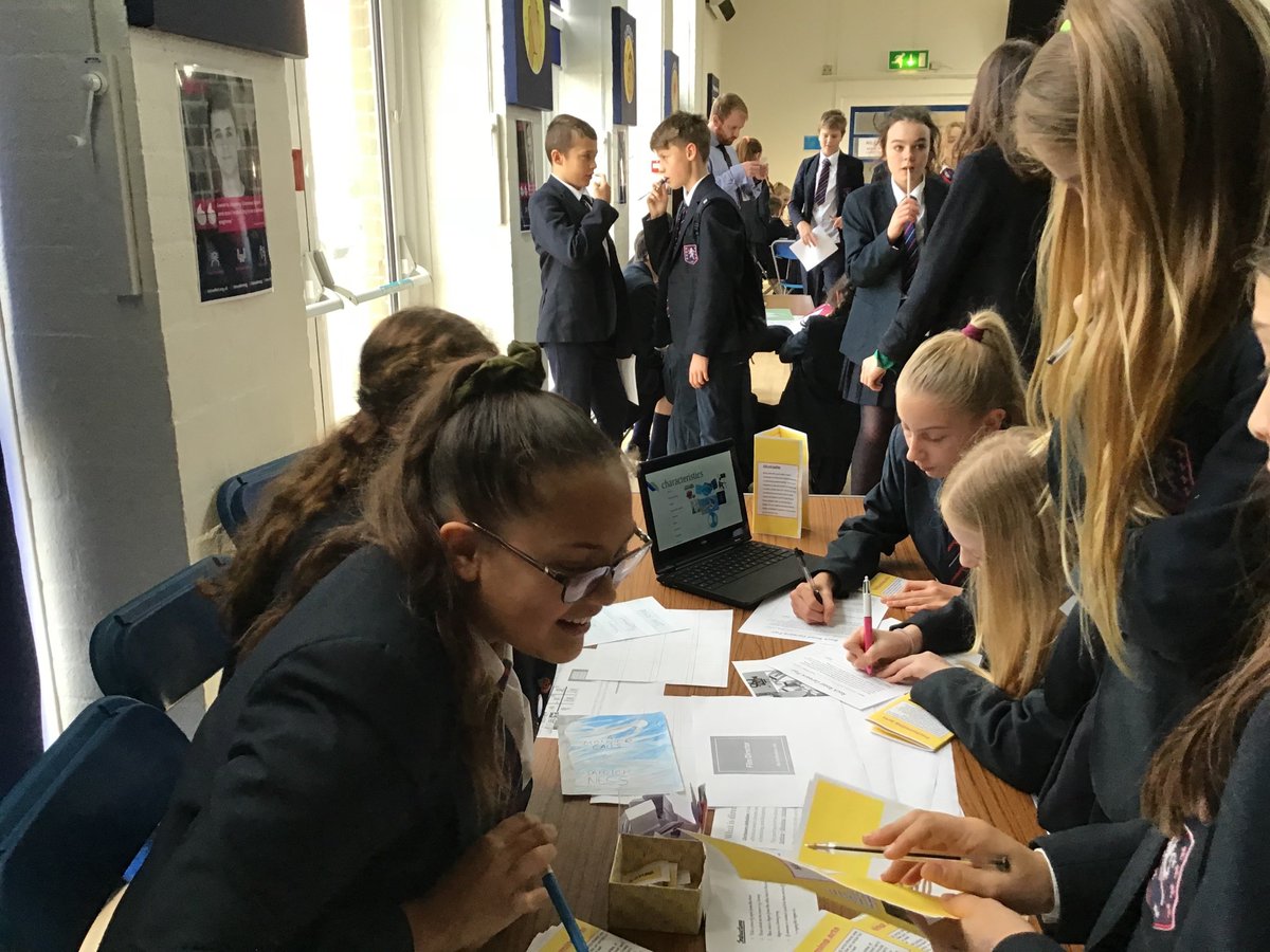 Wonderful Rock Road Careers Fair with students researching future employment opportunities! #growthmindset <a href="/CareerEnt/">The Careers & Enterprise Company</a>