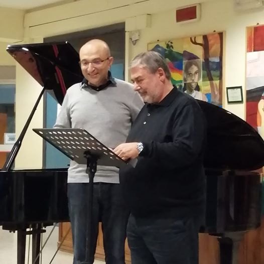 Lezione-concerto del 26 novembre. Chopin e Mickiewicz. La Ballata romantica. 
 Leo Lestingi e Filippo Balducci #weareinpuglia #festivalpianisticocittadicorato #pianofestival #piano #pianomusic #music #musica #poesia #chopin #mickiewicz
