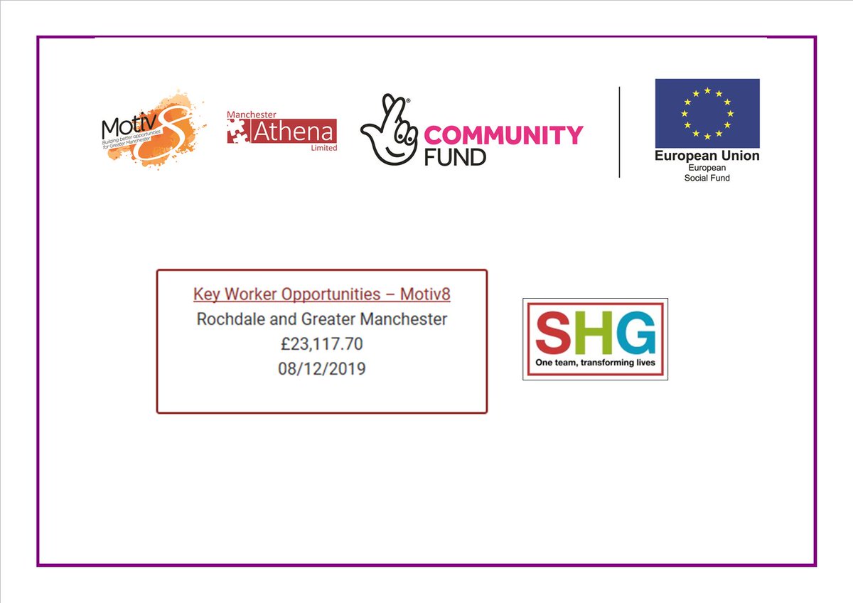 Our colleagues <a href="/StockportHomes/">Stockport Homes</a> are looking for two Key Workers to help deliver the #Motiv8GM programme. One  mainly in Rochdale and the other to be regionally based around Greater Manchester. Closing date for applications: 8 Dec. Interview Date: 18 Dec.
careers.stockporthomes.org/vacancy-detail…