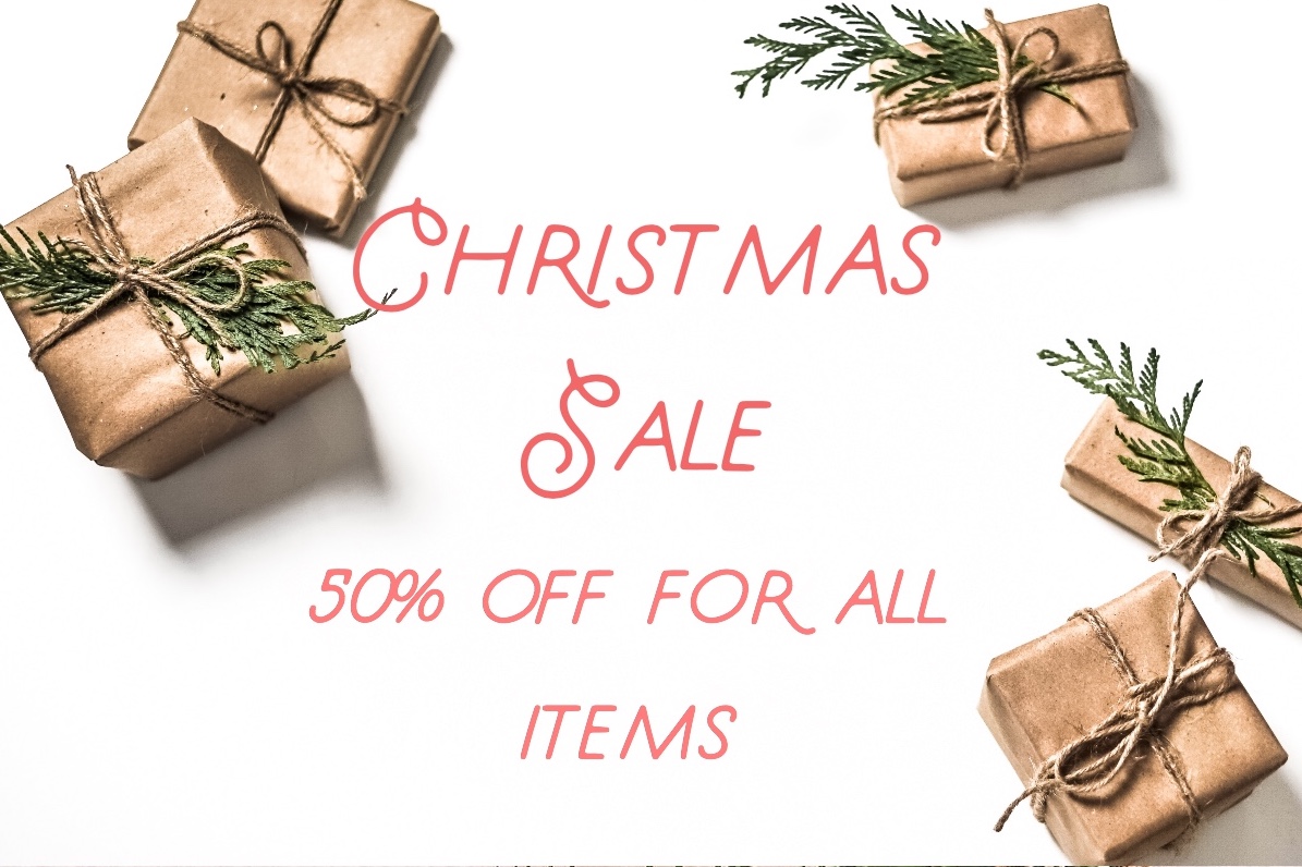 Holiday came early!! 

50% off on all items in Dtales showroom