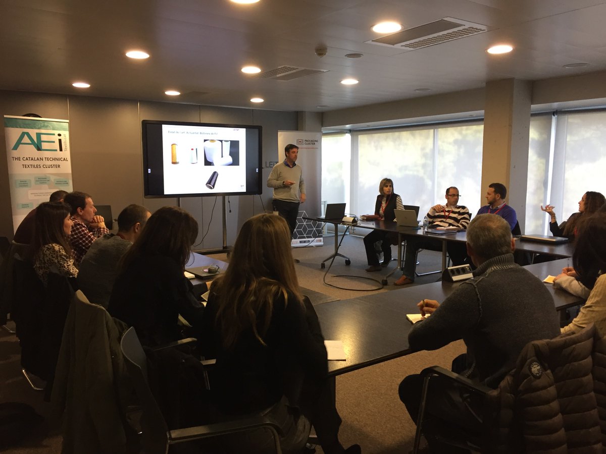 Aleix H. Fortuny participa al VIII Mirador de Mercat explicant els nous reptes i tendències del sector tèxil <a href="/textils_cat/">Tèxtils.CAT</a> <a href="/packcluster/">Packaging Cluster</a> 
#packaging