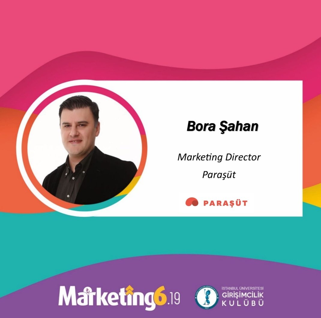iugirisim's tweet photo. Marketing6.19 "Kurumsal VS Startup" oturumumuzda konuklarımız:
@BerkmanTunc , @parasutcom 'dan Bora Şahan ve @hadioyna 'dan @GokhanOrun
🚀 Müthiş bir deneyim için seni de aramızda görmek isteriz:
https://t.co/H380tPOstG https://t.co/0TpEKXRhu2
