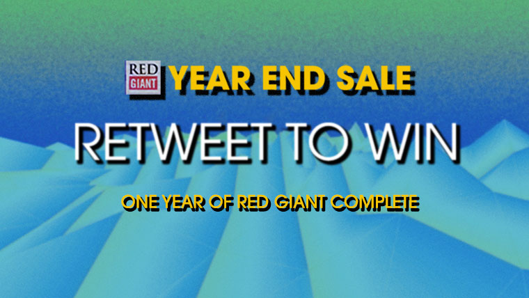 MaxonRedGiant's tweet image. GIVEAWAY | #ICYMI For the next 2 weeks, follow us on Twitter and retweet our tweets with the #RGYearEndSale hashtag for a chance to win a 1-yr subscription to Red Giant Complete!
We'll pick a winner EVERY 12 HOURS.
Info: redgiant.com/yes2019