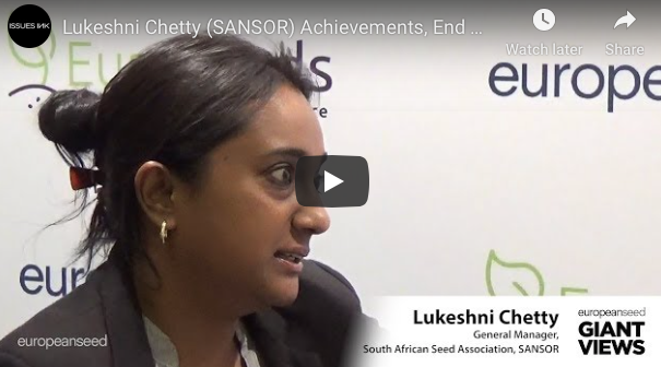 SeedWorldEU's tweet photo. Lukeshni Chetty (SANSOR) Achievements, talks about End Point Royalties, ISF 2020 congress in South Africa #EuropeanSeed #Videos #GiantViews https://t.co/EKx3PzgfVQ https://t.co/kjmK46g09V