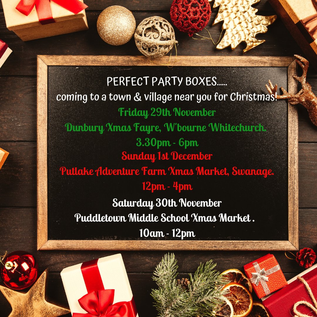 perfectpartybo1's tweet photo. Really looking forward to a busy weekend as we get on our Merry Way around Dorset....hope to see you there!
#xmasfayres #partylife https://t.co/WH8uMoRAmG