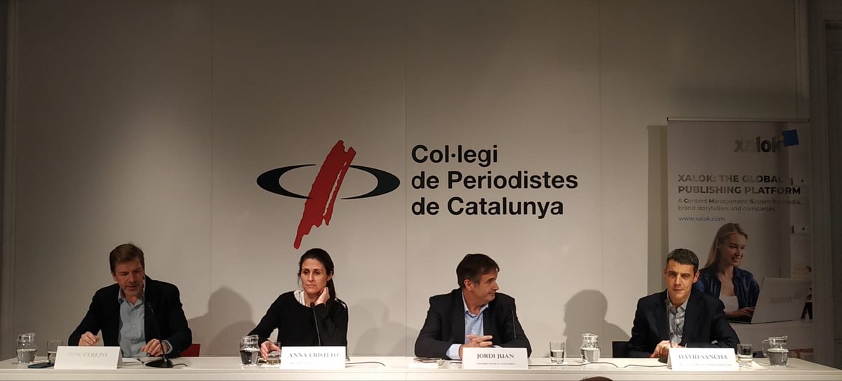 Un auténtico lujo poder debatir sobre #medios y #suscripciones con <a href="/acristeto/">Anna Cristeto</a> @jordijuan55 y <a href="/dsancha/">David Sancha</a> gracias a todos!! <a href="/EditorialUOC/">Editorial UOC</a> <a href="/periodistes_cat/">Col·legi de Periodistes de Catalunya</a> #xalok