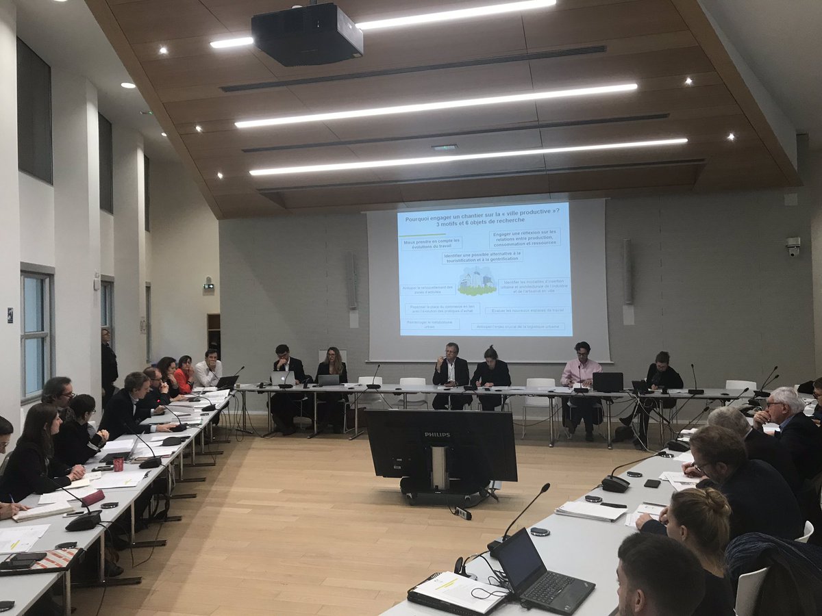 _Point_Virgule's tweet image. Échanges autour du programme de recherche sur la #villeproductive qui sera lancé dans les prochains mois par @popsu_puca 🏭 #zae #métabolsime #artisanat #travail #logistique