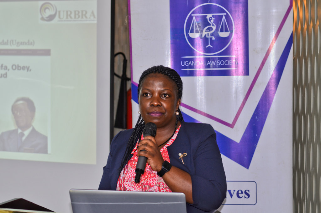 ug_lawsociety's tweet photo. Happening Now: Ms Daisy Linda Nabakooza, Manager Licensing @urbraUg makes a presentation on the Role of Service Providers &amp; Legal Framework.

"Our mandate requires that we educate the sector on financial literacy"
#ULSCLE

@SPKinobe2018 @PheonaWall @JoyceNalunga https://t.co/ZuGcbkN1Xv