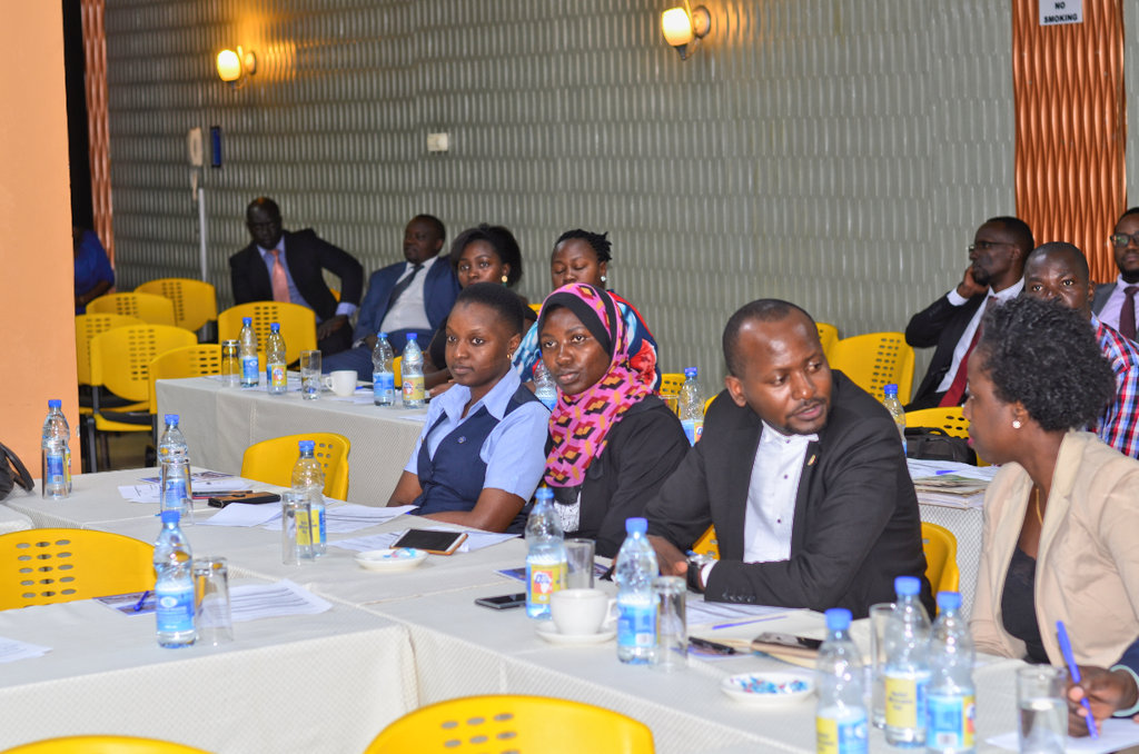 ug_lawsociety's tweet photo. Happening Now: Ms Daisy Linda Nabakooza, Manager Licensing @urbraUg makes a presentation on the Role of Service Providers &amp; Legal Framework.

"Our mandate requires that we educate the sector on financial literacy"
#ULSCLE

@SPKinobe2018 @PheonaWall @JoyceNalunga https://t.co/ZuGcbkN1Xv