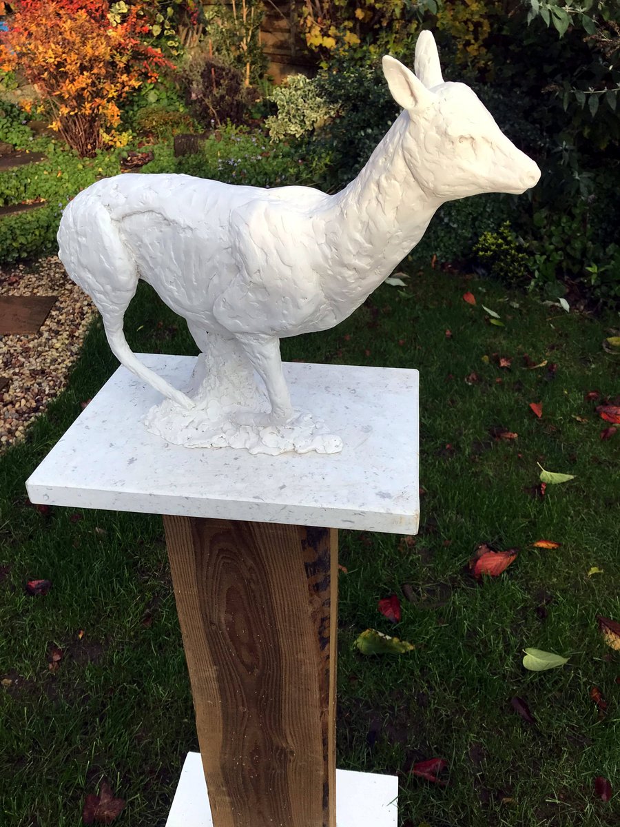 ElliotChanner's tweet image. New marble roe deer suitable for both indoor and outdoor display 

#marble #roedeer #sculpture #wildlifeart #gardenart #interiordesign #limitededtition #deer