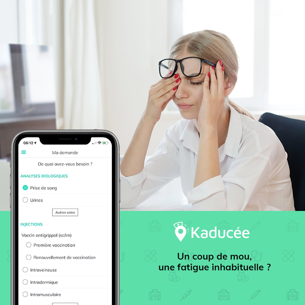 KaduceeApp's tweet photo. 😴 N'attendez plus et prenez un rendez-vous pour établir un bilan santé ! Téléchargez l'appli : https://t.co/qA0vnGvr7n https://t.co/ZmXZ3Vj7YH