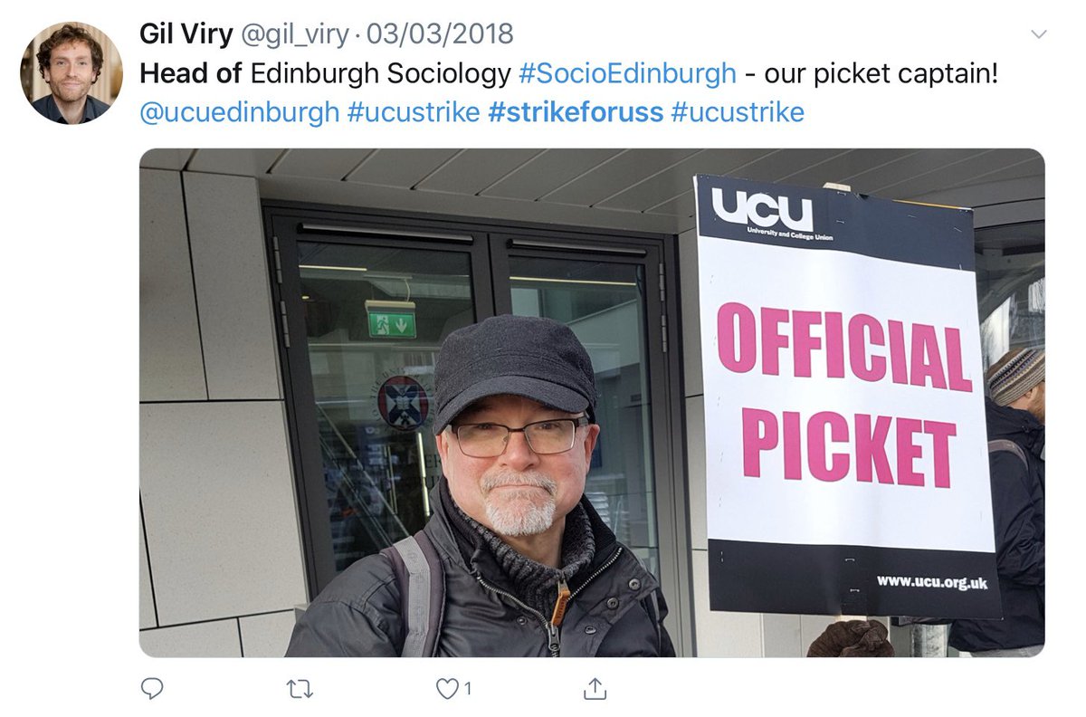 iancooketal's tweet photo. It was so inspiring, in the 2018 #strikeforuss, when photos appeared of striking Heads of Deprtments, Schools, Institutes and whatnot. This #UCUstrike #UCUstrikeback, is your #HoDonstrike? Are your Directors of this and that on strike? Evidence please. Asking for a friend. 😘 https://t.co/6LMa7mg7LA