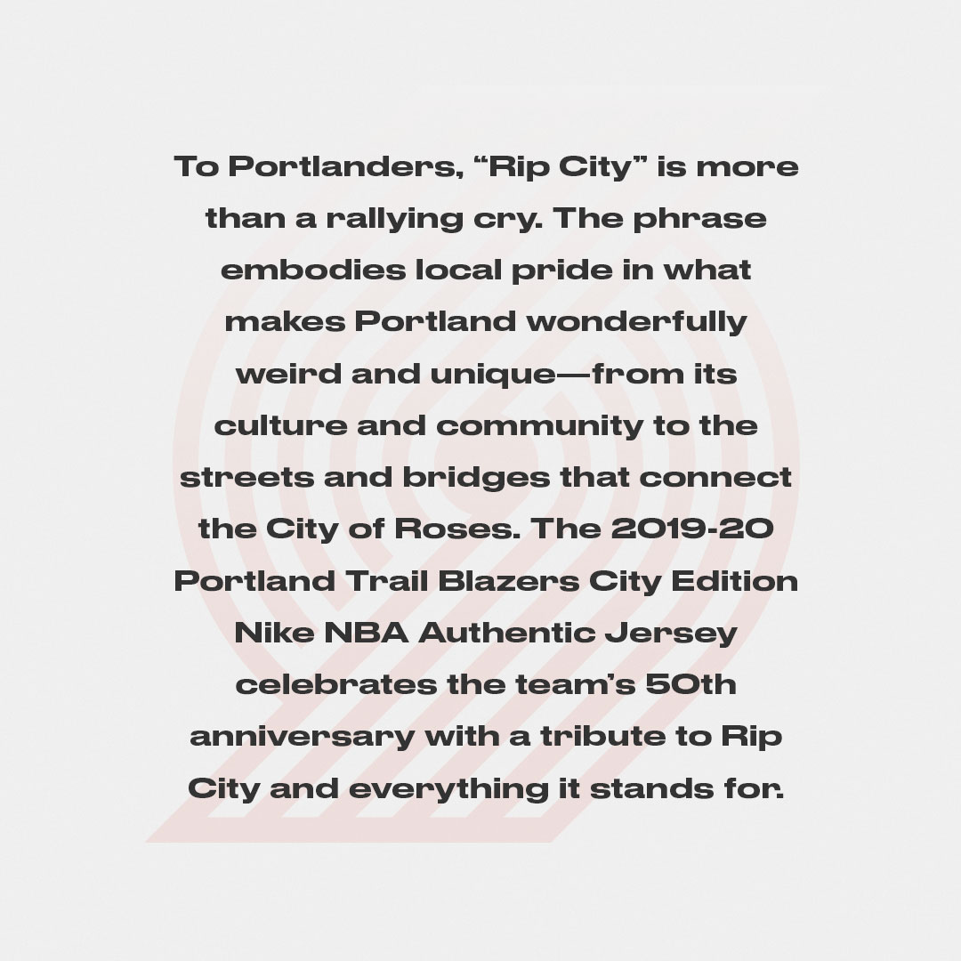 CELEBRATE  YEARS OF RIP CITY.Get your  @trailblazers Nike NBA City Edition Jersey NOW   https://on.nba.com/2R0zMzo 
