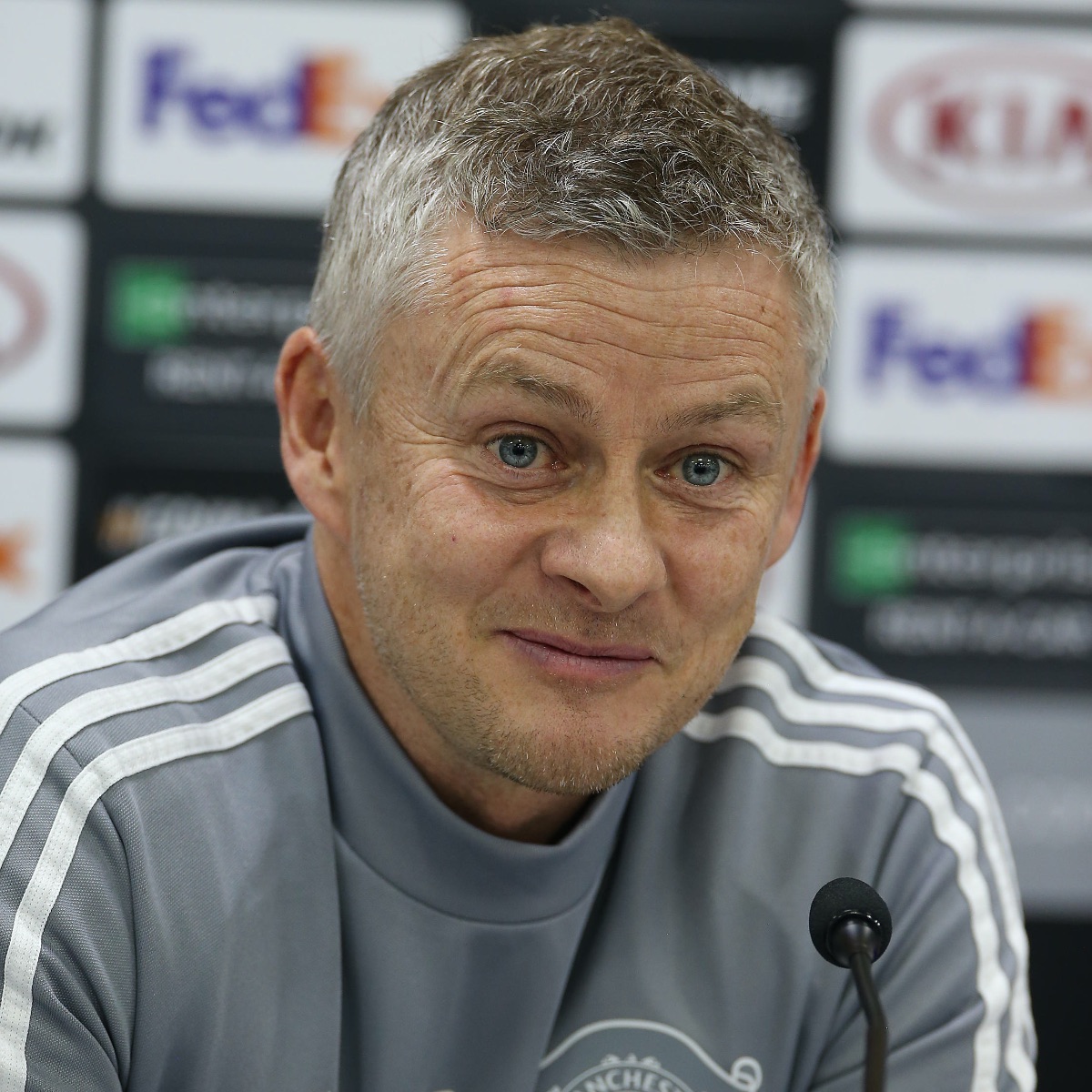 ManUtd's tweet photo. 🗣️ Ole has confirmed that the following four #MUFC players will all start tomorrow's #UEL match against Astana.

▪️ Lee Grant
▪️ Ethan Laird 
▪️ Di'Shon Bernard
▪️ Dylan Levitt https://t.co/mH8xAisD4G