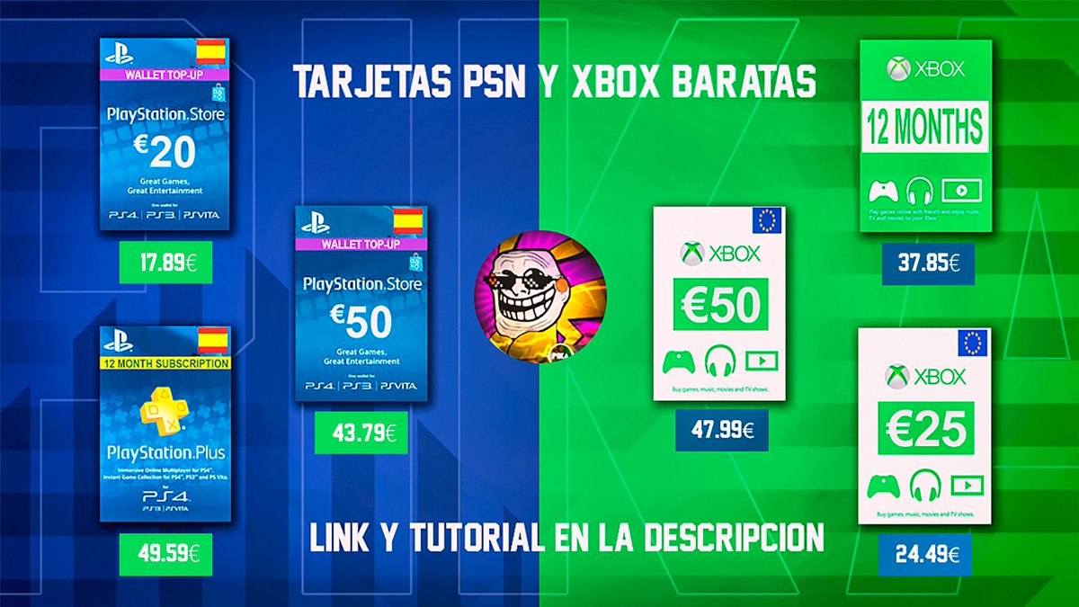 Si mañana me sale Son rojo en mi cuenta sorteo una tarjeta de 50 euros entre todos los que me sigáis y deis RT a este tweet. Si queréis tarjetas baratas ya sabéis bit.ly/2OwURkl os dejo el tutorial de compra! 😜
youtube.com/watch?v=suepqX…