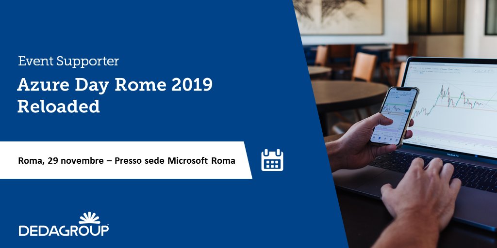 DEDAGROUP_ICT's tweet image. Facciamo parte di diverse #techcommunity in tutta Italia per continuare a sviluppare tutta la nostra #CodingPower: il 29/11 siamo a Roma per partecipare a @azuredayit. Scopri di più > bit.ly/azure-day-rome…
