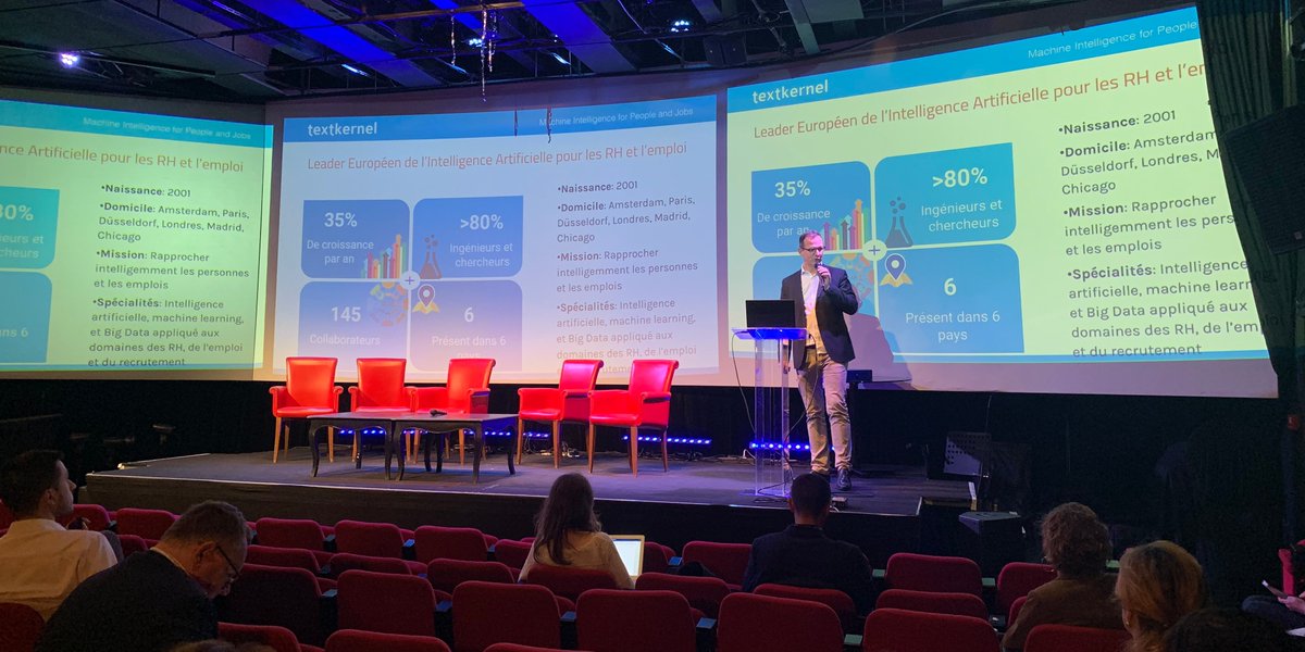 Textkernel's tweet image. A big thanks to Matthieu Viotti for his presentation during the #DigitalRH meeting on how internal mobility can be managed proactively.

#HR #Textkernel #rectech #bigdata #internalmobility
