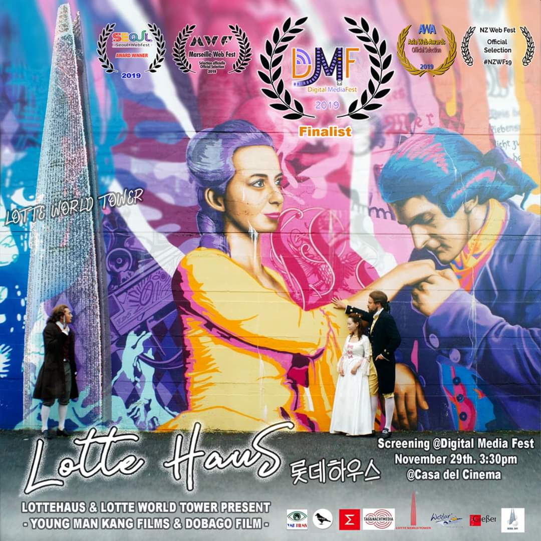 "Lotte Haus" co-production German-Korean Series - Screening <a href="/FestDigital/">Digital Media Fest</a> #DigitalMediaFest

Screening Info:
<a href="/CasadelCinema/">Casa del Cinema</a>
November 29th. 
3:30pm

#Lottehaus #LOTTEWORLDTOWER #YMKFilms #DOBAGOFILM #Edgerank #Tagundnachtmedia #Wetzlar #Geissen #Seoul #DieSeriale #SeoulWebfest