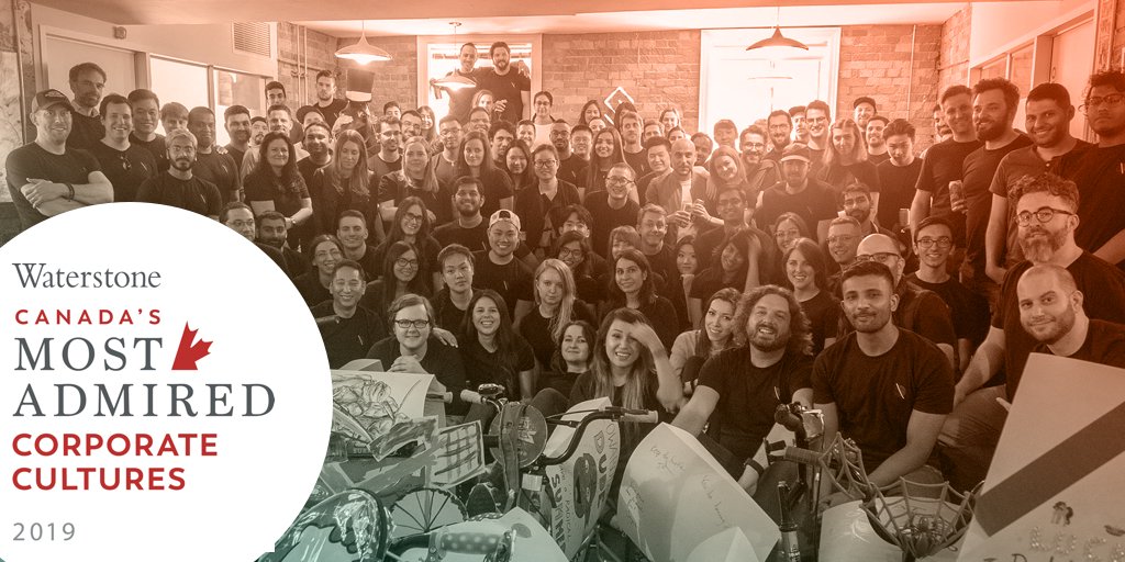intersect_hq's tweet image. We are incredibly proud to announce that we have been named one of Canada’s Most Admired Corporate Cultures for 2019. Thank you again to the team at Waterstone Human Capital for this great honour! hubs.ly/H0l_DV-0